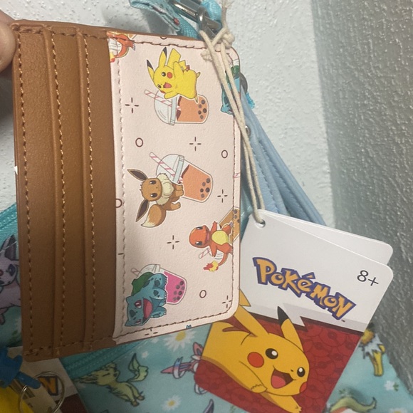 Croc Pokémon 10Jibbitz+Crossbody+Boba-tea ID🧋💛Pokémon Loungefly+Pikachu🗝⛓ - Picture 4 of 13